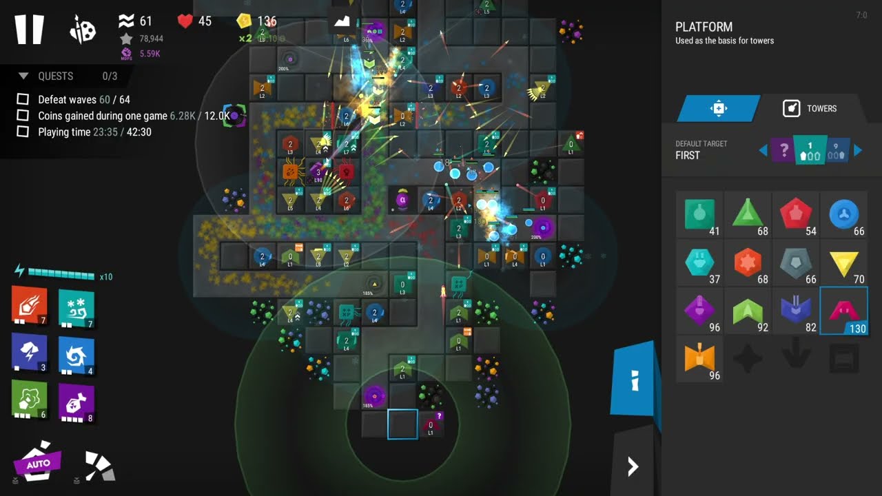 Infinitode 2 - Let's Play - level 5.5- 3 stars