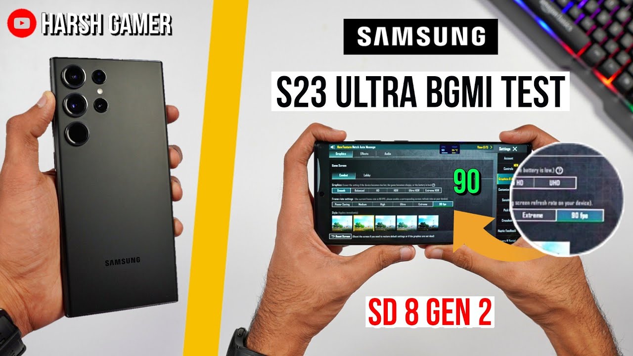 Samsung S23 Ultra 90FPS Pubg Test, Heating and Battery Test | Shocking Results 😱