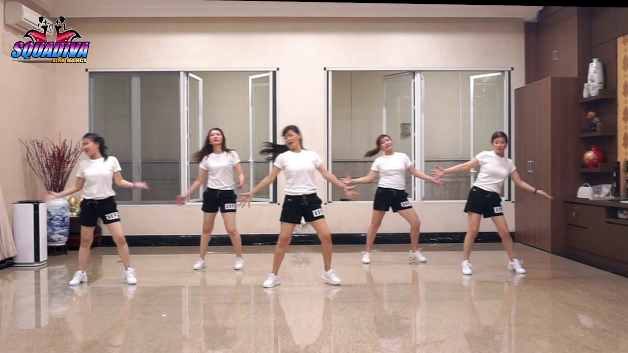 1,2,3,4 - Line Dance (Demo by SQUADIVA)