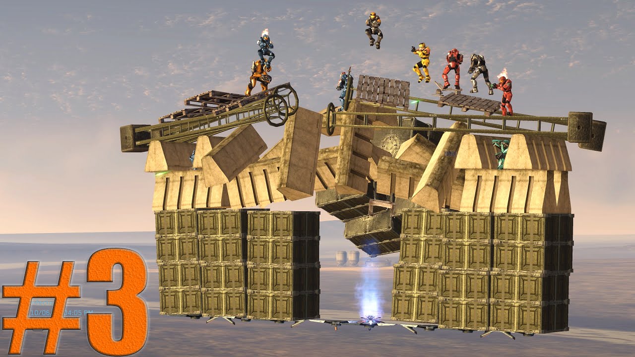 Halo 3 Map of the Week #3 - Jenga Wall