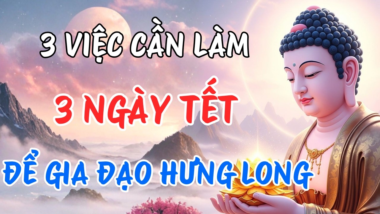 Phật Dạy 3 Việc Cần Làm 3 Ngày Tết Để Gia Đạo Hưng Long, Tài Lộc Tự Tìm Đến