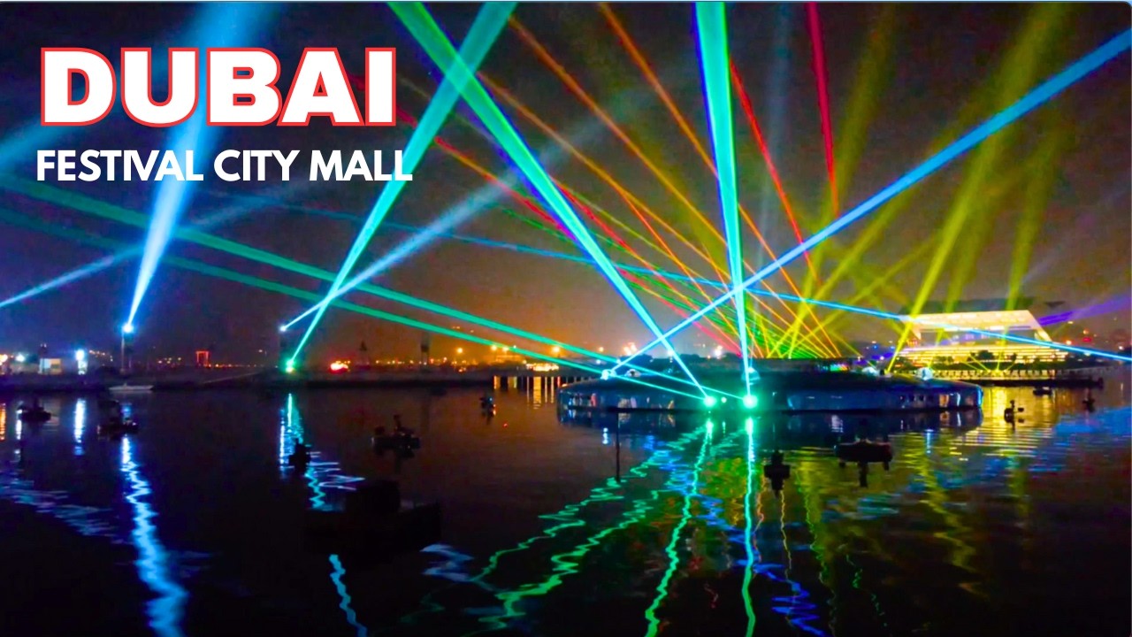 Dubai 4K | Amazing Experience of Dubai Festival City Mall Walking Tour