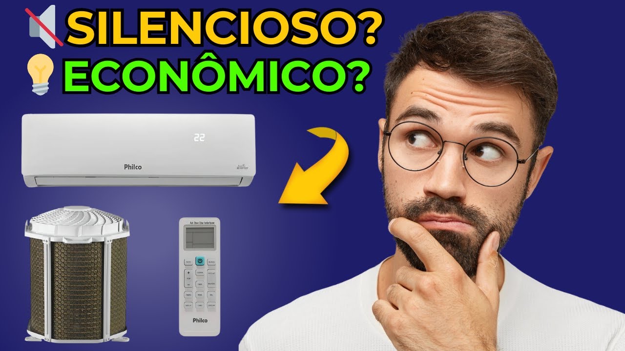 Ar-Condicionado Philco Inverter 9000 BTUs VALE A PENA? Silencioso, Econômico e Barato!