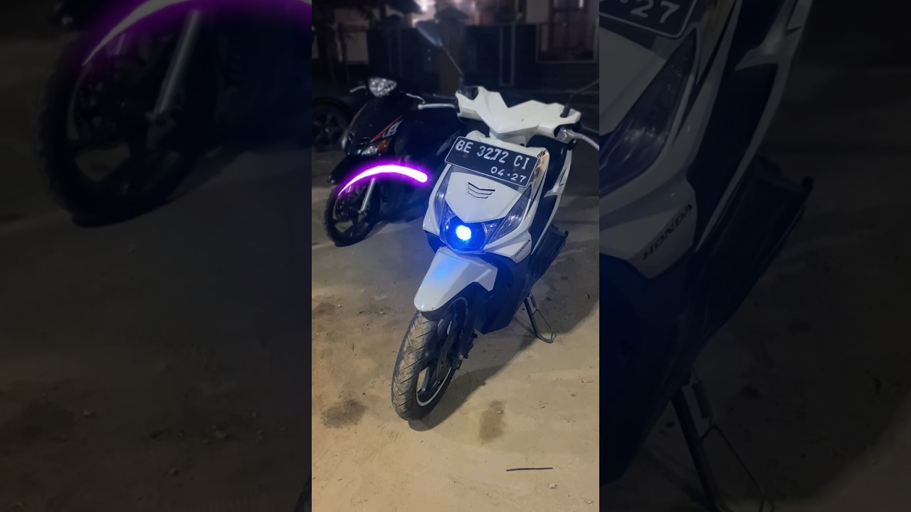 Custom Lampu BILED 1,5 Inch Di BEAT Karbu Done✅