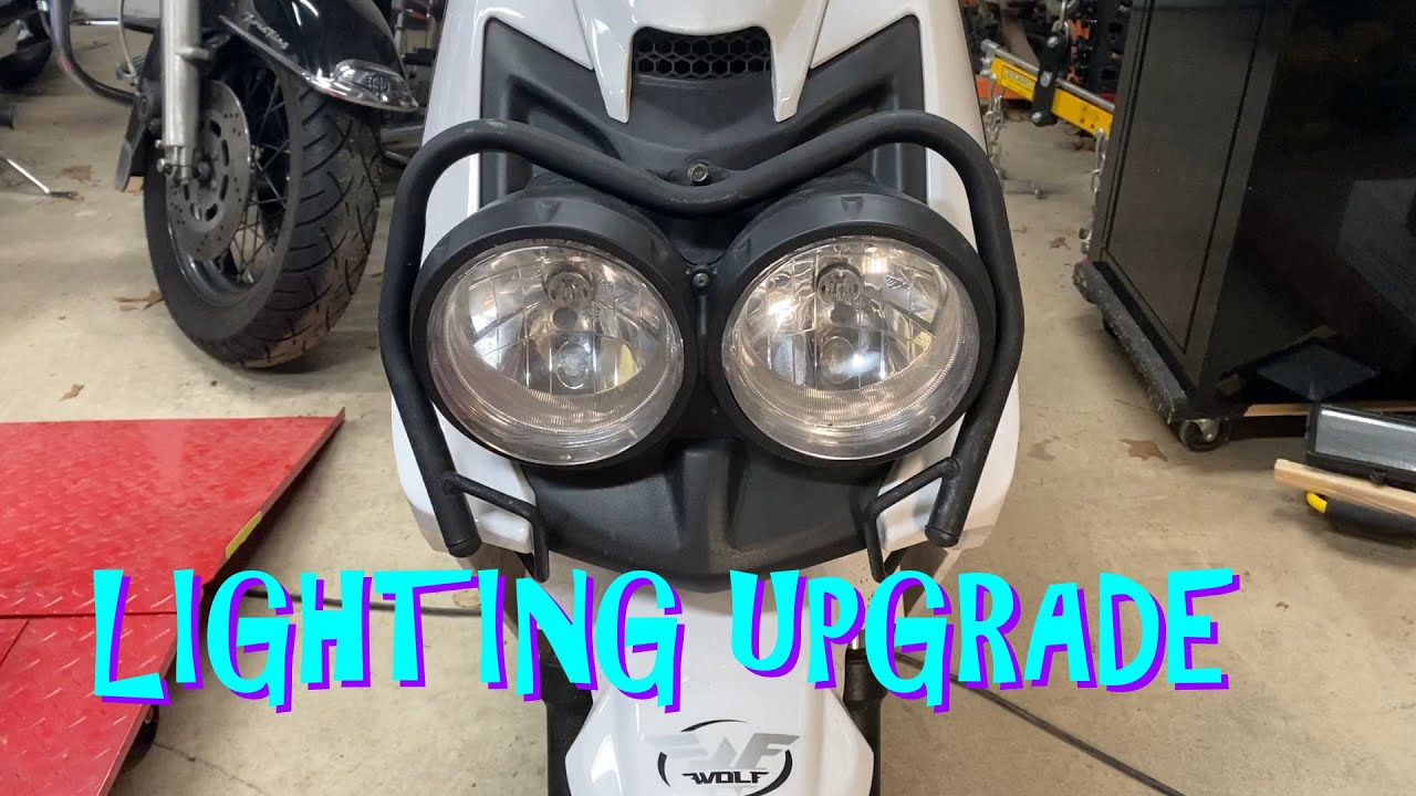 LIGHTING UPGRADE - WOLF RUGBY 2 - SCOOTER BILL