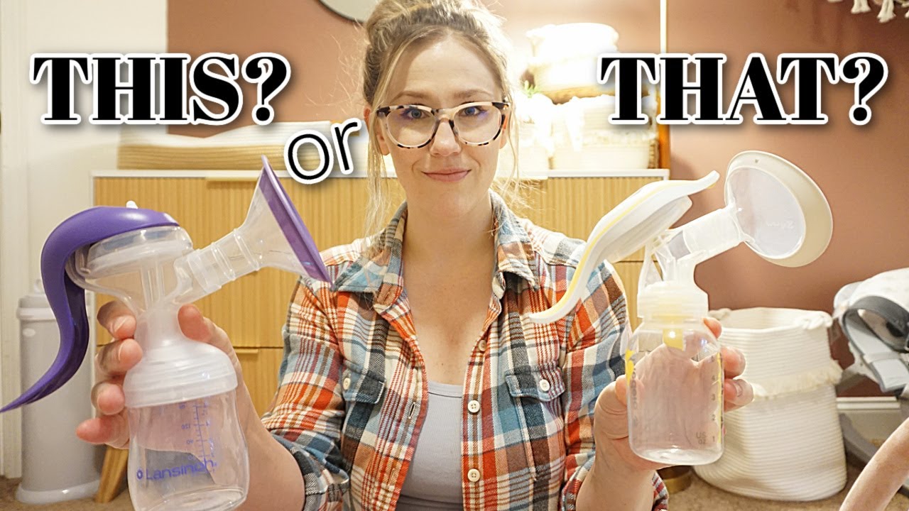 Comparing the Lansinoh and Medela Manual Breast Pumps
