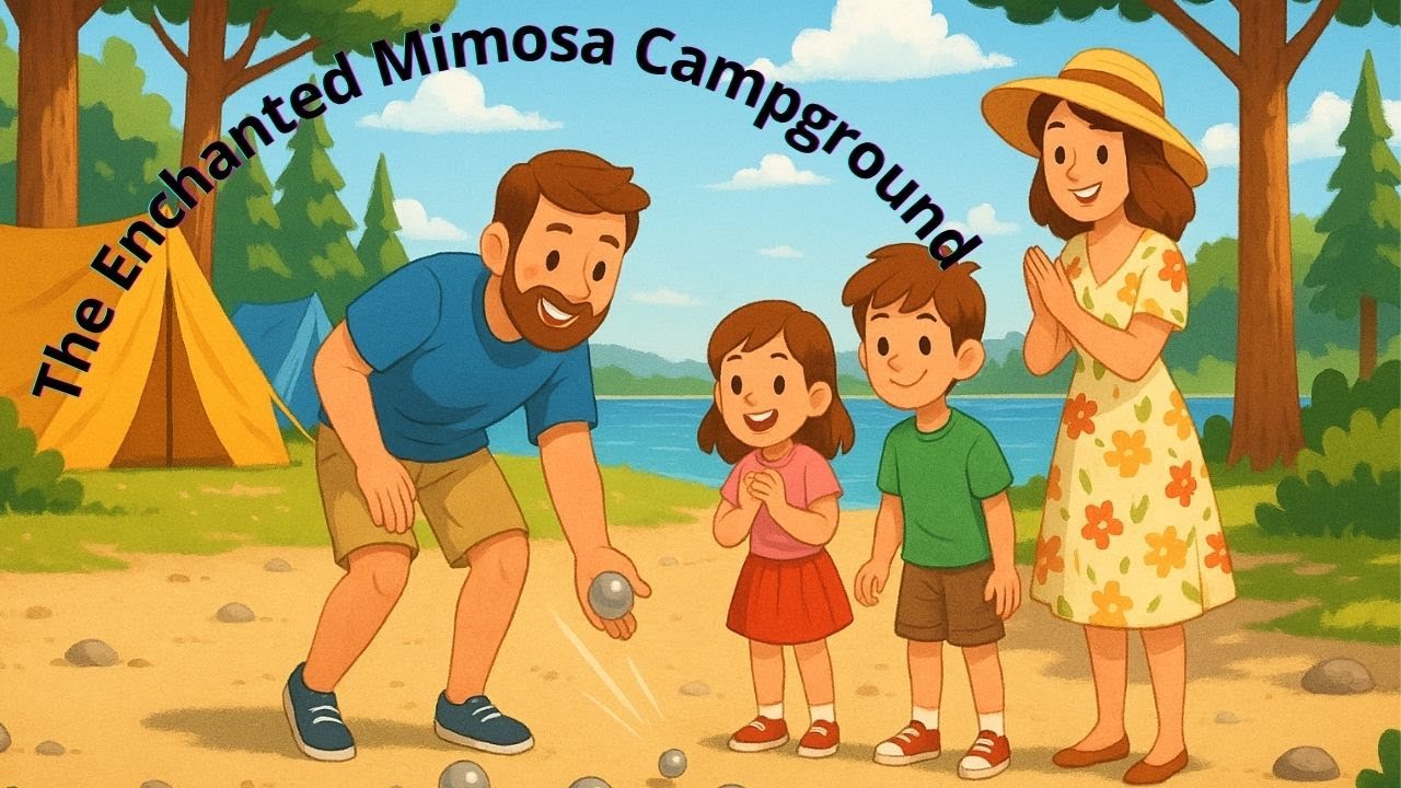 Histoire pour Enfant – Vacances au Camping de Mimosa ⛺ – Dessin Animé en Anglais