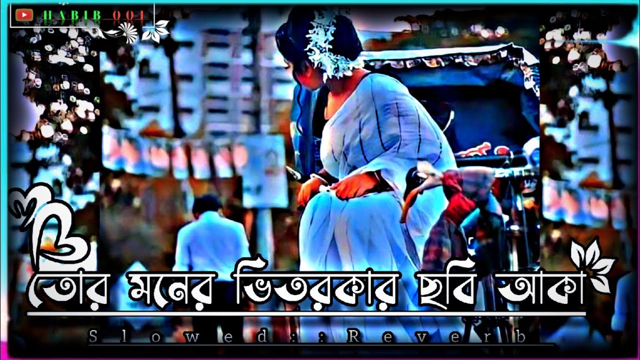 Tor Moner Vitor Kar Chobi Aka। তোর মনের ভিতরকার ছবি আকা(Slowed+Reverb) Bangla Lo-fi Song #HABIB__001