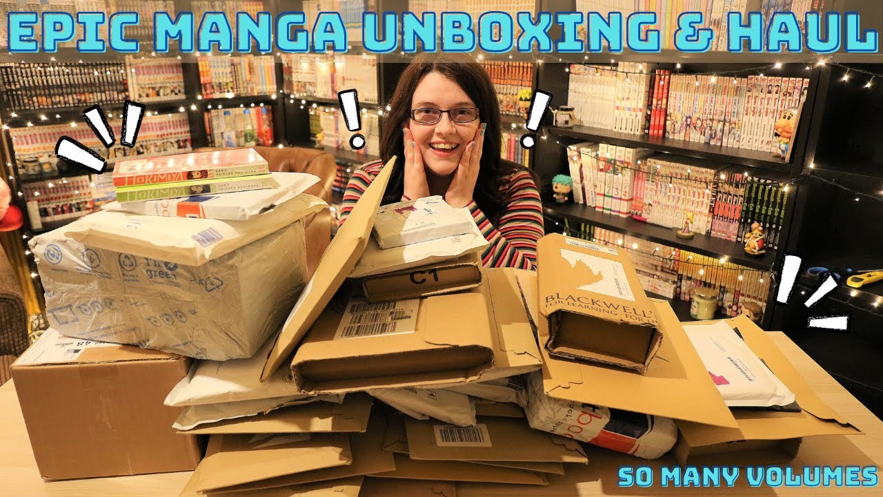EPIC MEGA SUPER MANGA UNBOXING & HAUL ~ I bought more than I thought I did ~ 85+ VOLUMES