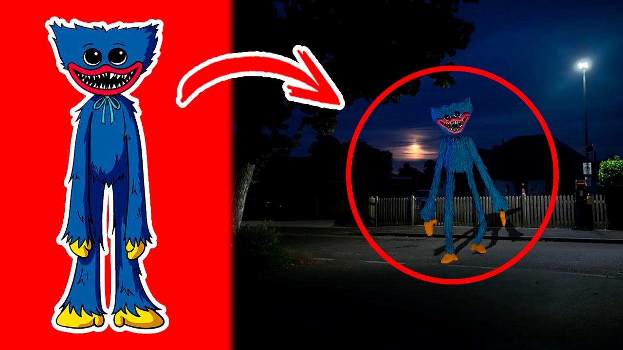 10 HUGGY WUGGY Captados en C&Aacute;MARA en la Vida Real