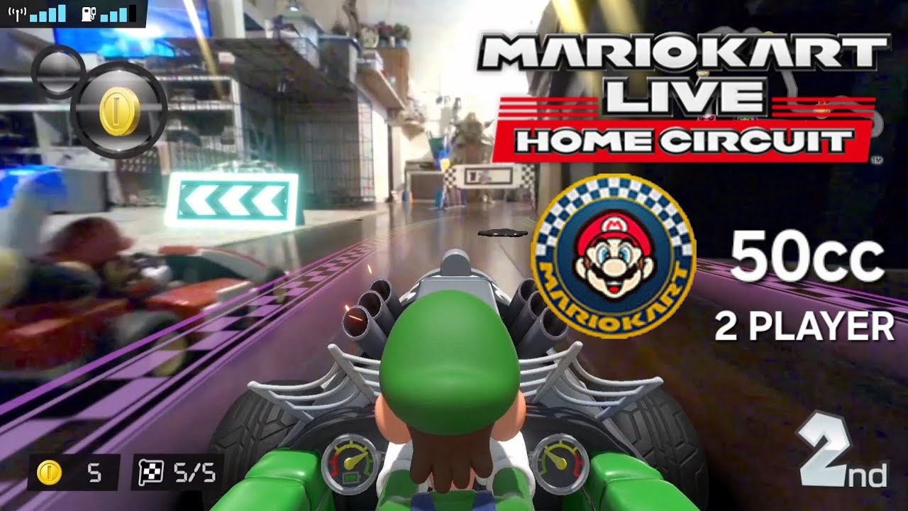Mario Kart Live Home Circuit / 2 Player / Mario Cup 50cc (Yoda Speedway)