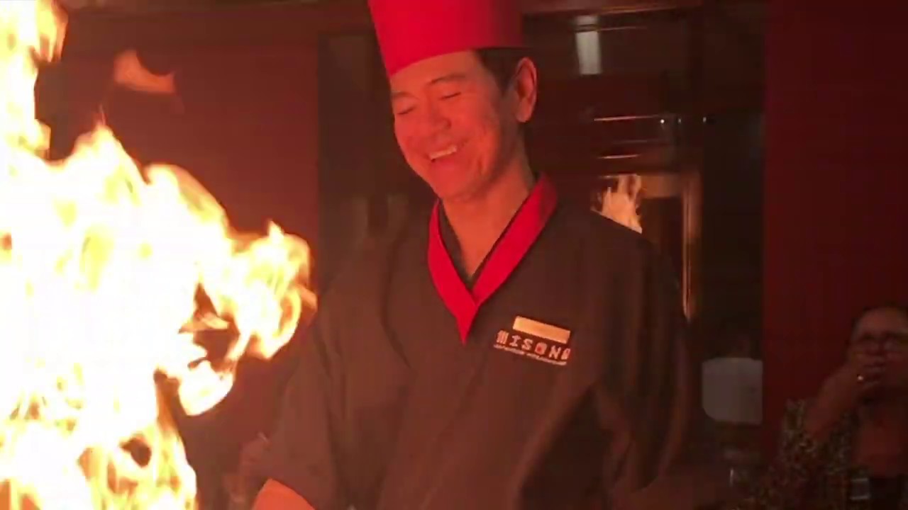 BEST TEPPANYAKI SHOW / FUNNIEST CHEF 👨🏻‍🍳  MUST WATCH!!!  4k 60fps