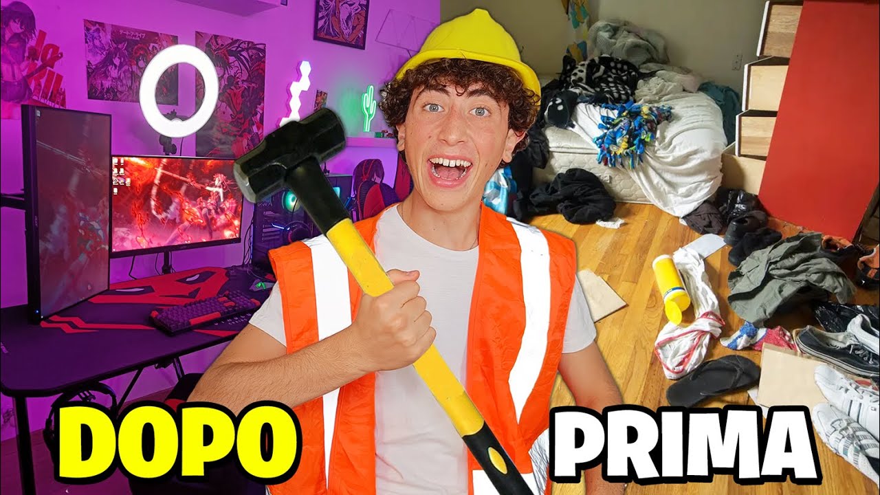 COSTRUISCO il mio NUOVO STUDIO DA GAMING! *5000&euro;*