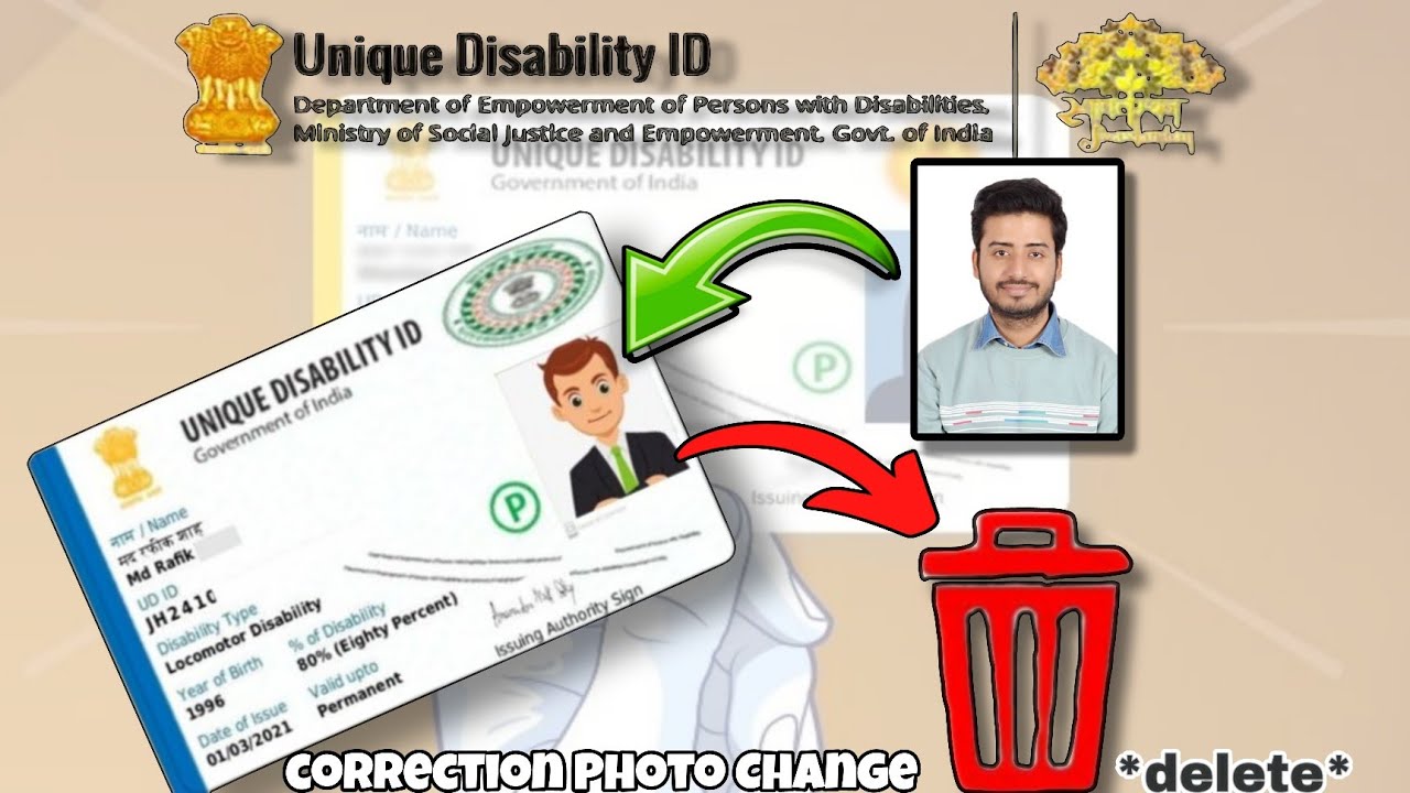 What is the EASIEST way to update your photo on a UDID card in India? #signlanguage #disability 