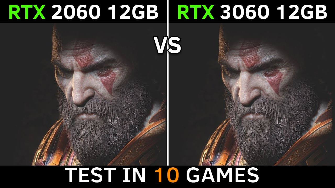 RTX 2060 12GB vs RTX 3060 12GB | Test In 10 Games | How Big is The Difference?