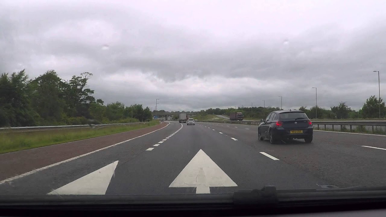 UK Motorways M6 J45 Gretna A74M J22 Scottish Border