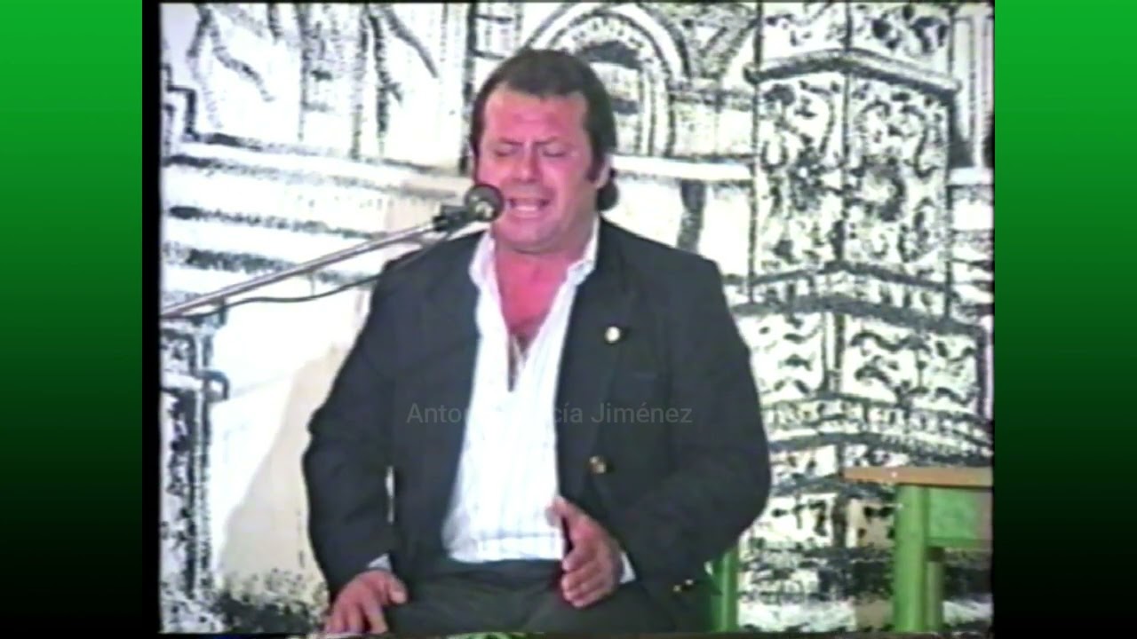Paco Rojas, cantaor de La Línea de la Concepción.