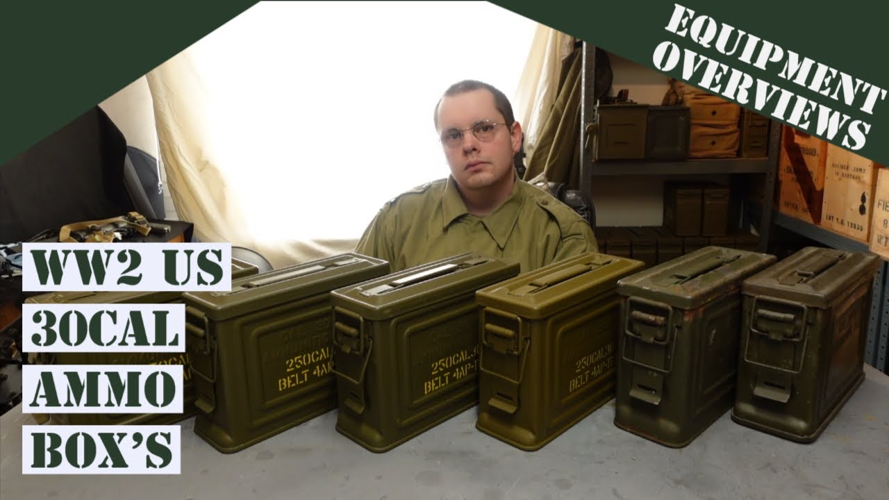 WW2 US M1 30cal ammo box
