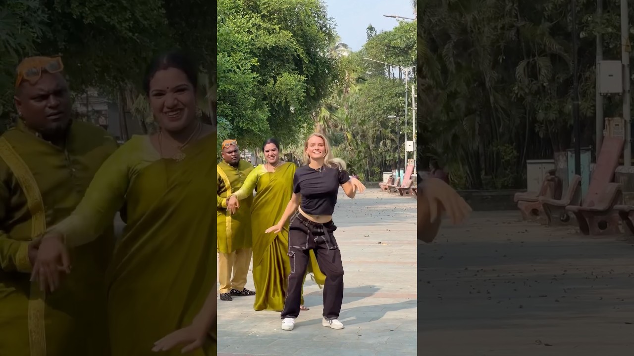 An Indian couple took over my video🫣🇮🇳 #india #dance #viral #couple