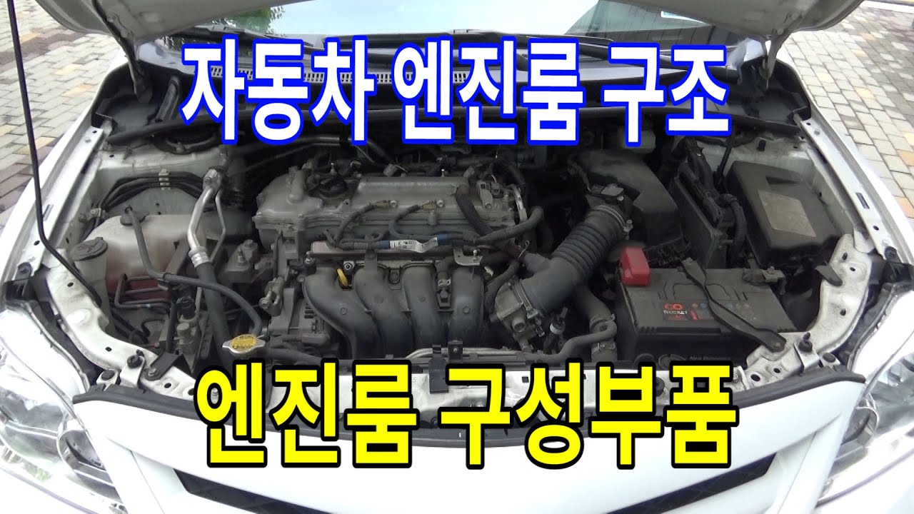 #204 자동차 엔진룸 구조/엔진룸 구성부품 기초