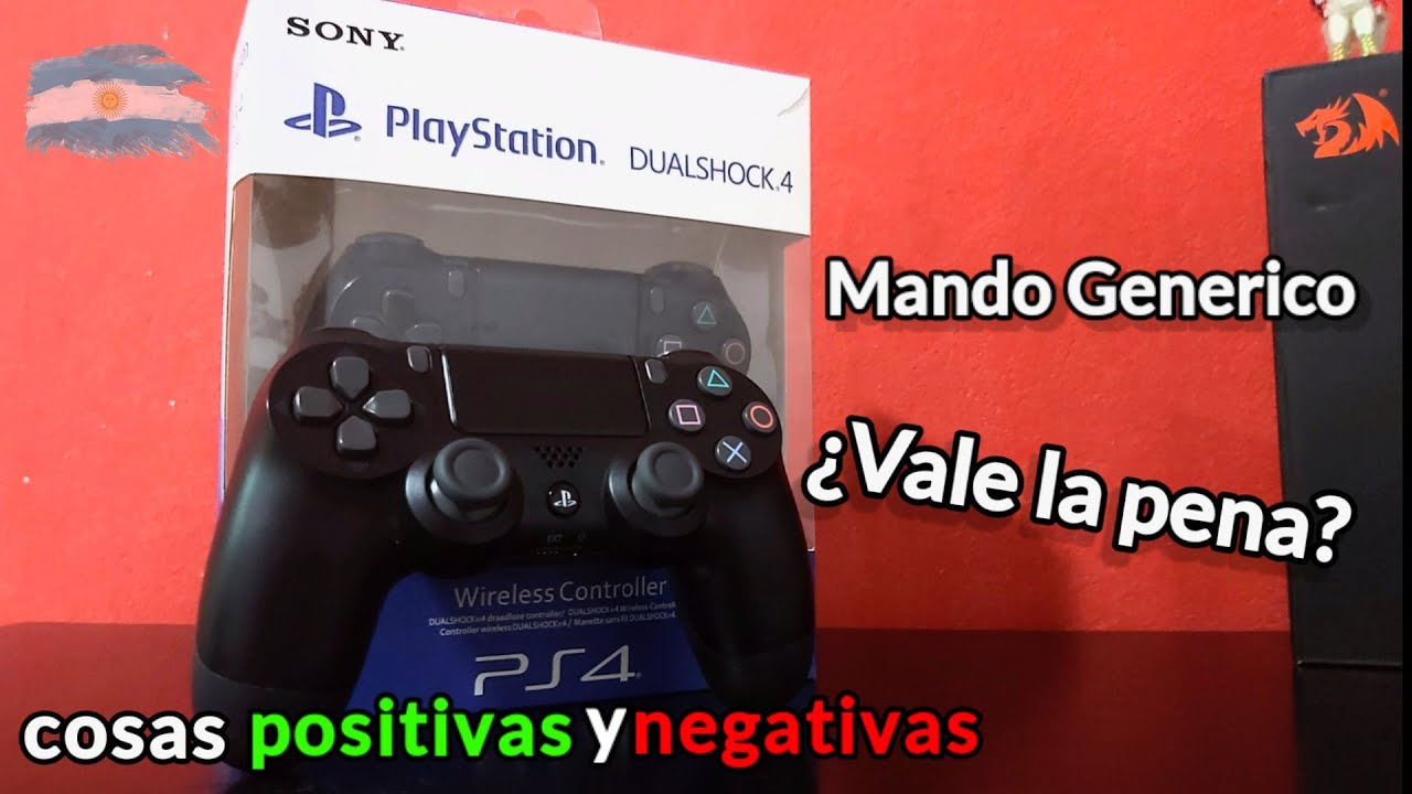 Mando de ps4 gen&eacute;rico,cosas Buenas y Malas