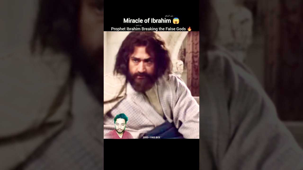 Miracle of Prophet Ibrahim😱Breaking the False Gods🔥 #shorts #ibrahim #khalilullah #idols #miracle