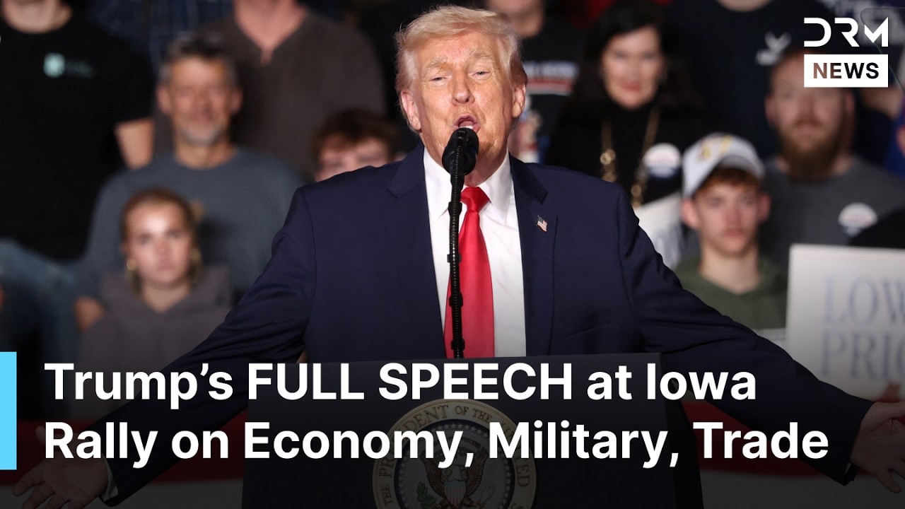 FULL SPEECH: Trump Delivers Powerful Remarks on Economy, Military, and Trade at Iowa Rally | AC1N