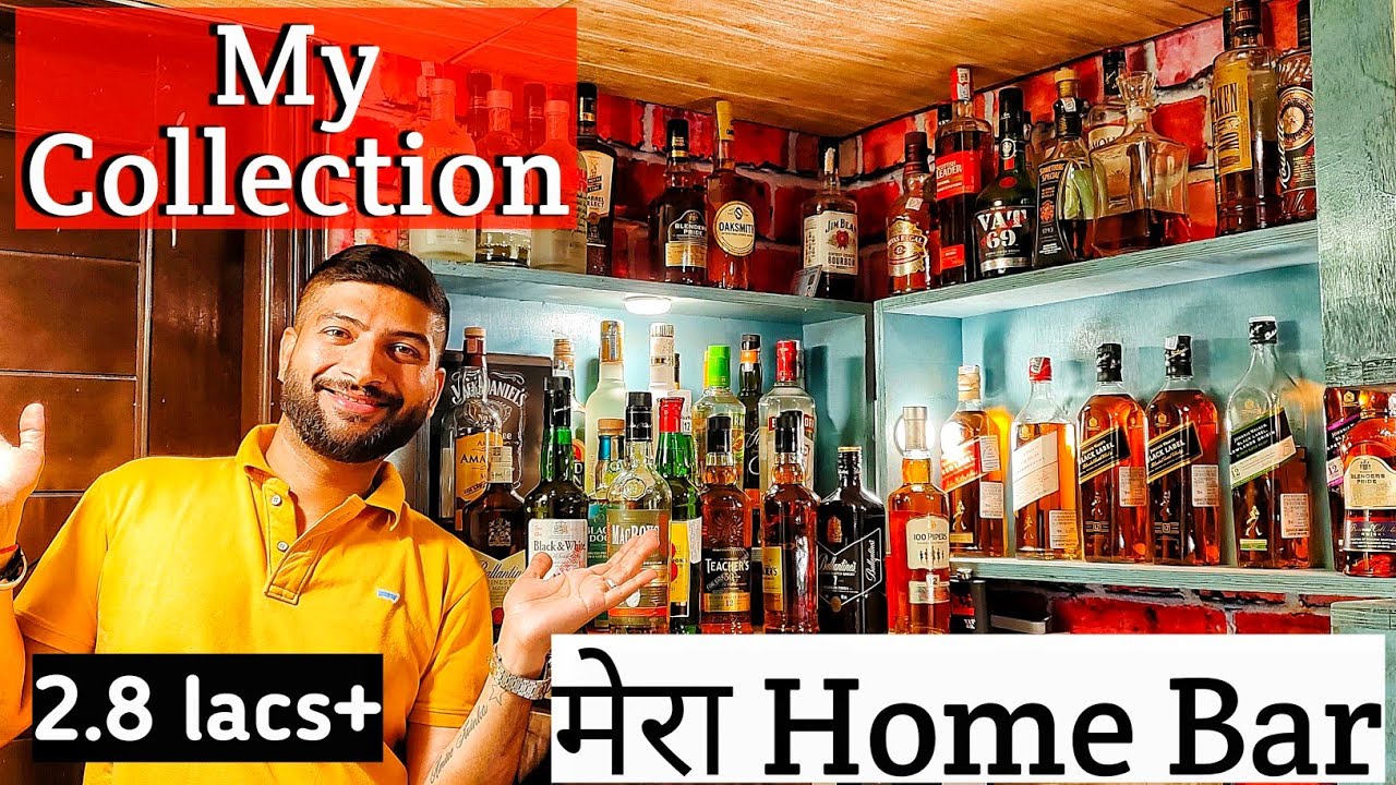ये है मेरा अपना घर का Bar | My Liquor Collection | The Whiskeypedia