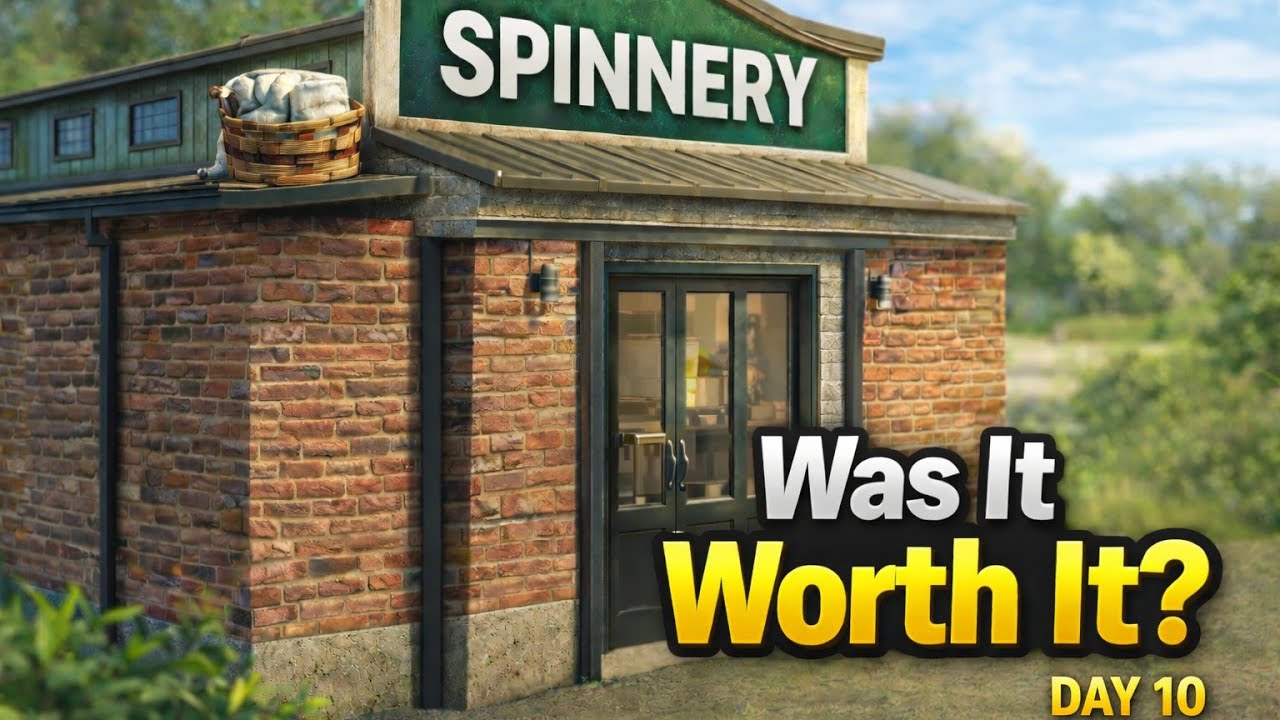 I Invested in a Spinnery… Was It Worth It? | FS25 | Day 10