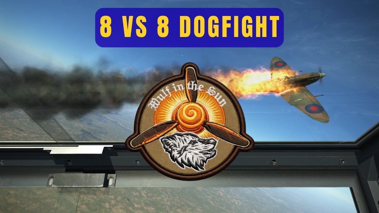 Bf 109 vs Spitfires – 8v8 Dogfight | IL-2 Sturmovik