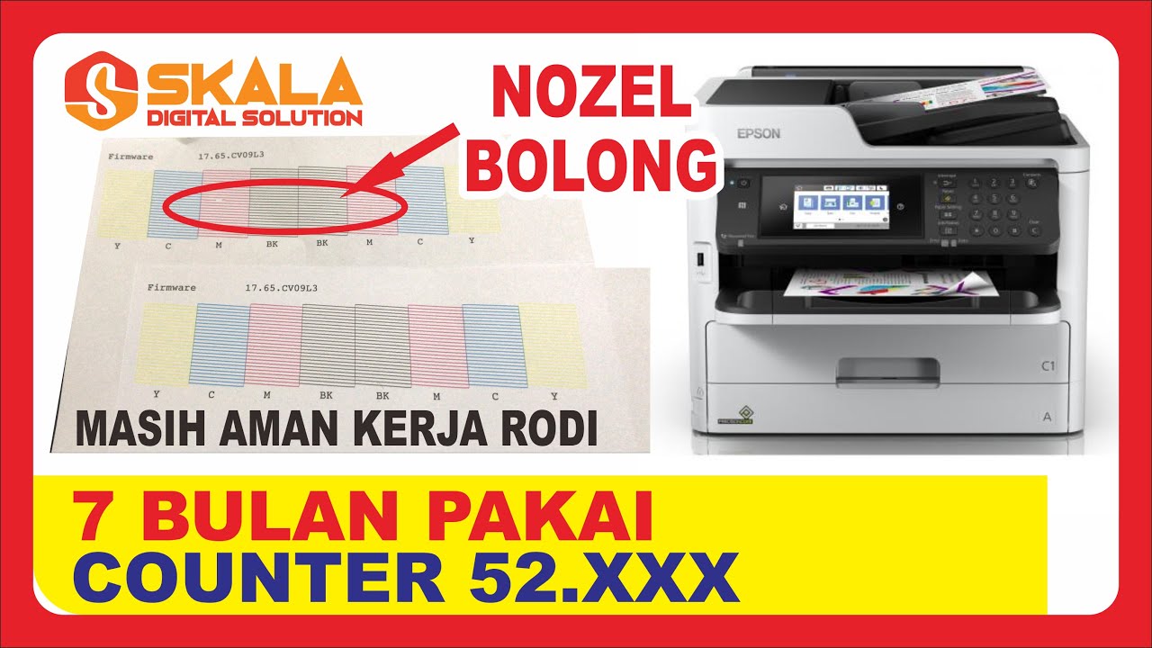 SEJAUH INI MASIH AMAN - MASIH SANGGUP KERJA RODI - EPSON WFC 5790 CHIPLESS TINTA PIGMENT