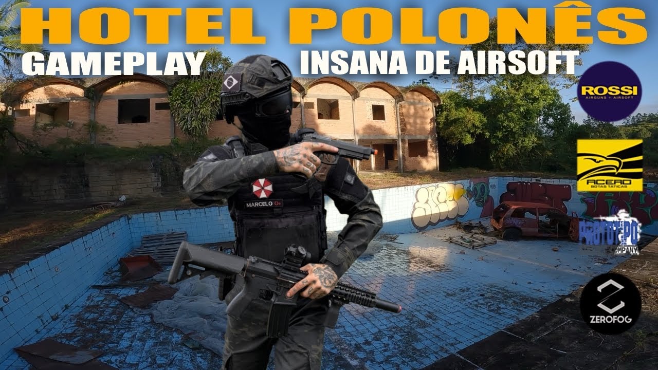 AIRSOFT NO HOTEL POLONÊS (ABANDONADO) - GAMEPLAY COM NEPTUNE 10 PLUS - RUSHADAS INSANAS