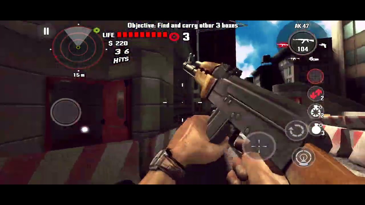 Dead Trigger 100‰,  Solo, Speedrun, (With No Damage and Death)