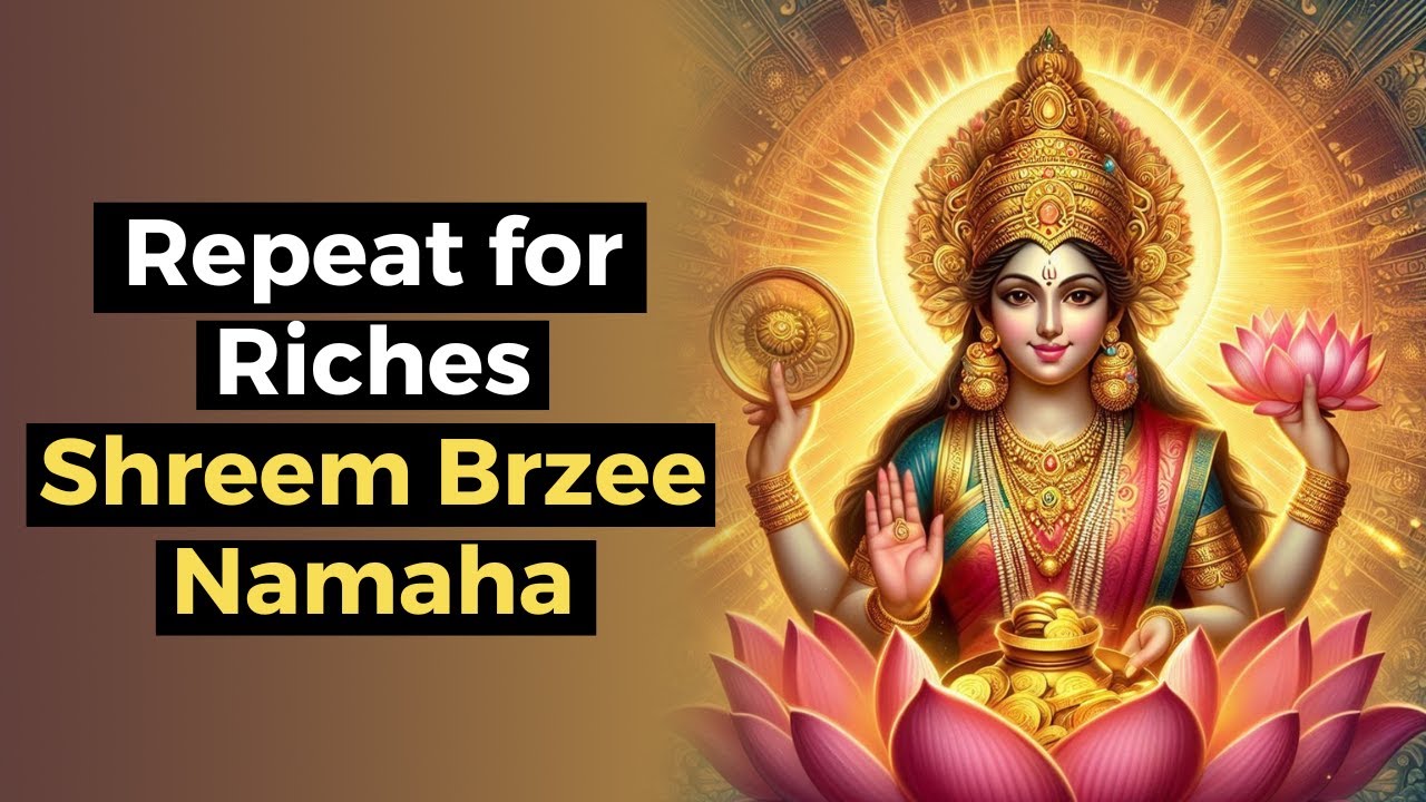 Chant Shreem Brzee Namaha for 1 Hour | Wealth Activation Mantra
