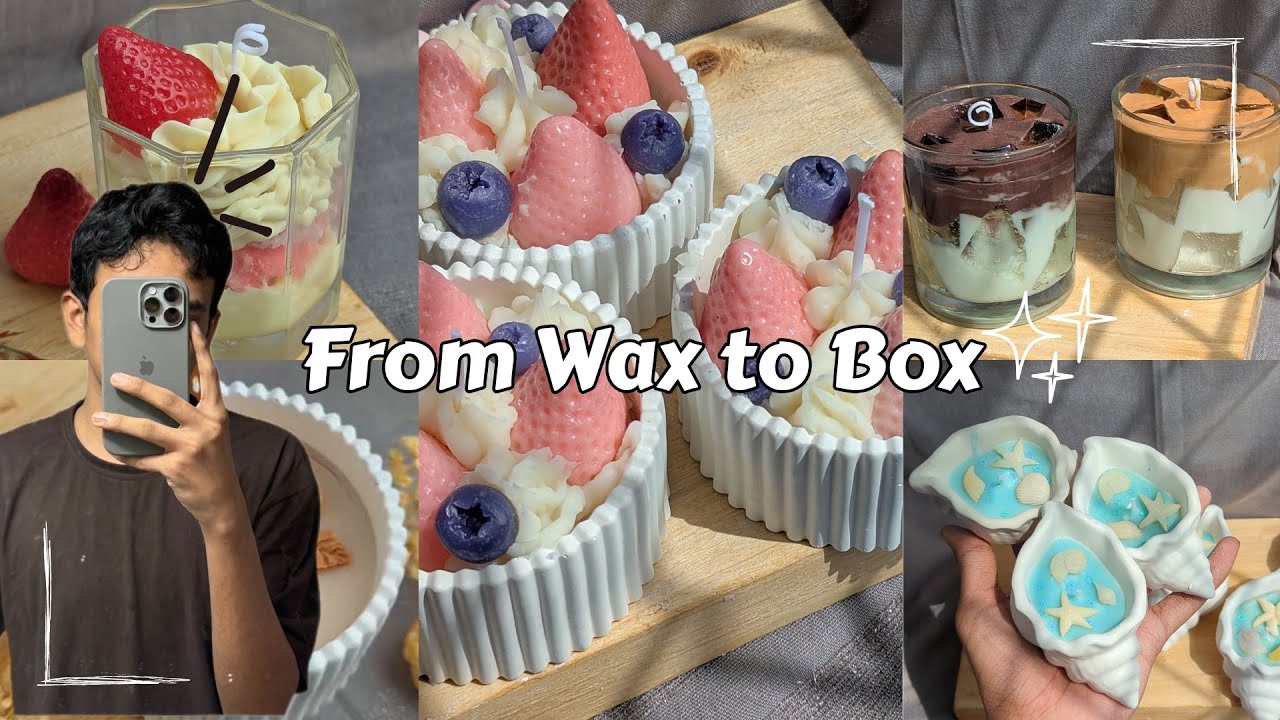 Candle making Vlog 🕯️✨ || Riffee