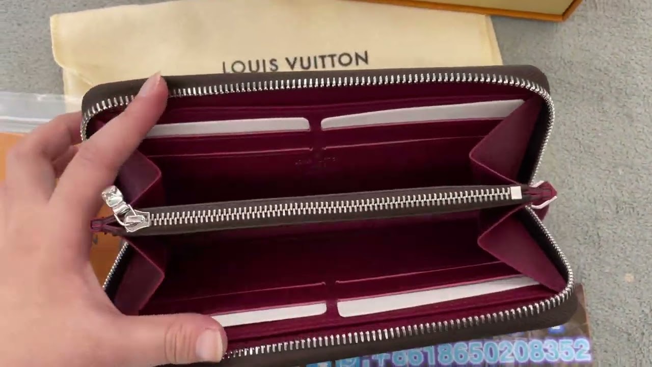 L-ouis Vuitton Clemence Wallet Monogram Fuchsia