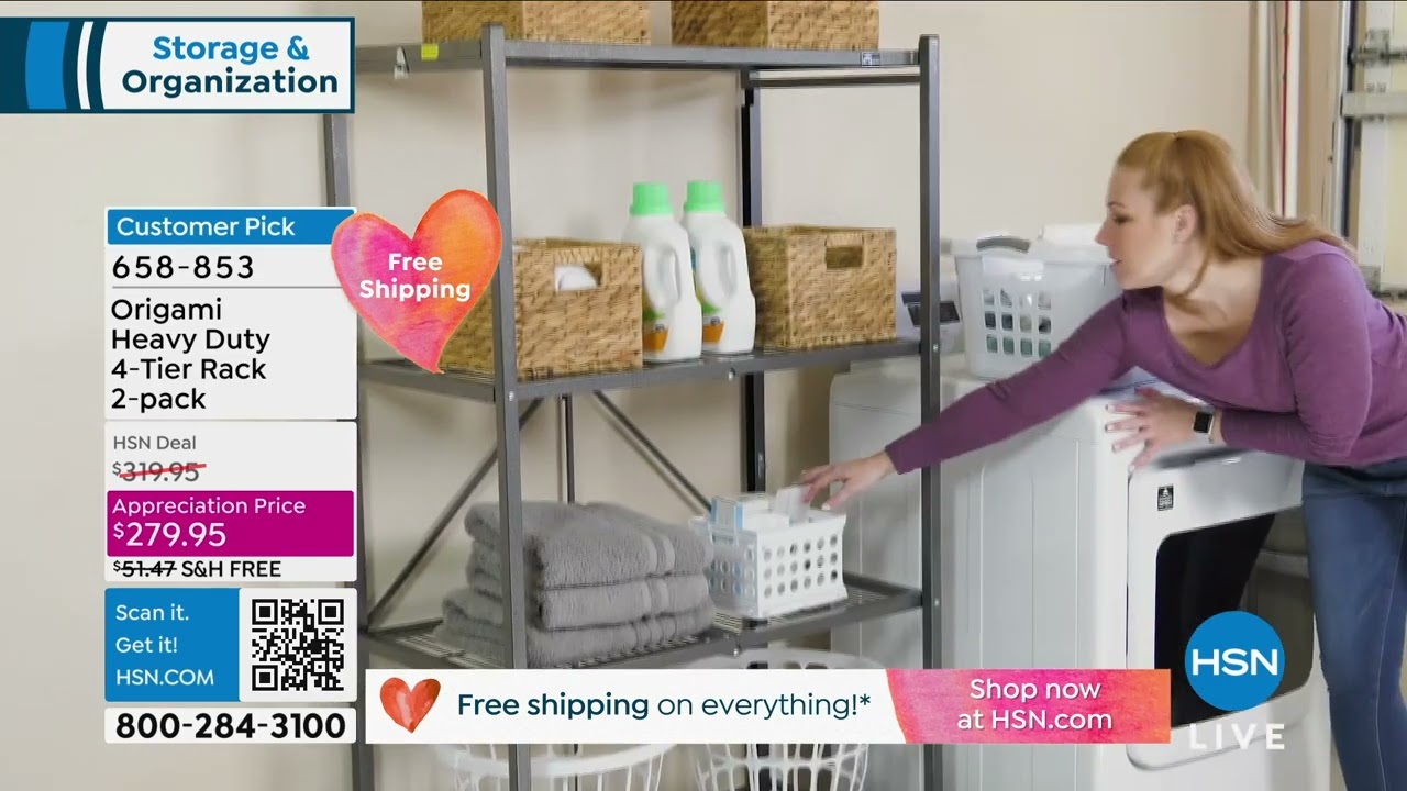 Origami Heavy Duty 4Tier Rack 2pack