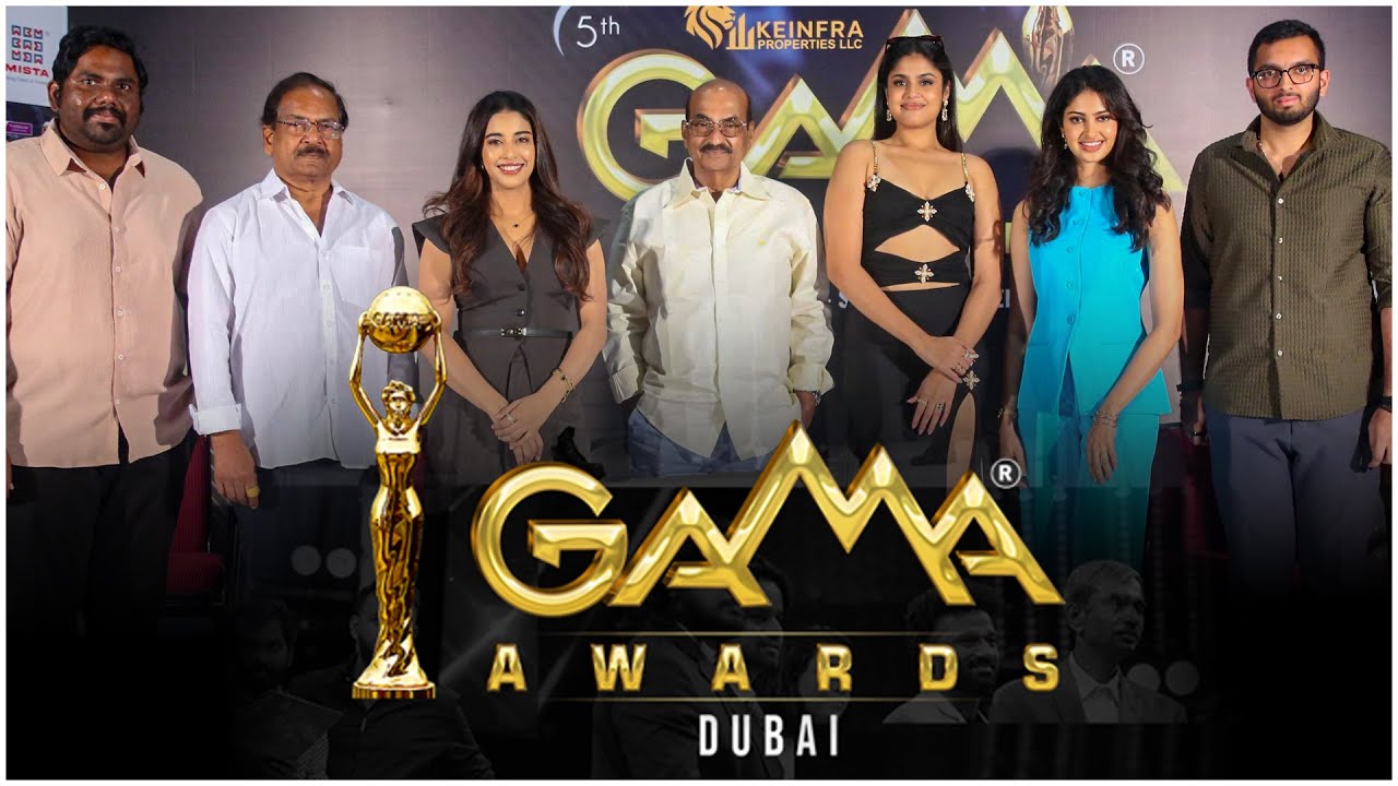 Gama Awards 2025 Event in Dubai | Gama 5th Edition | Faria Abdullah | Harsha Chemudu | Aadhan
