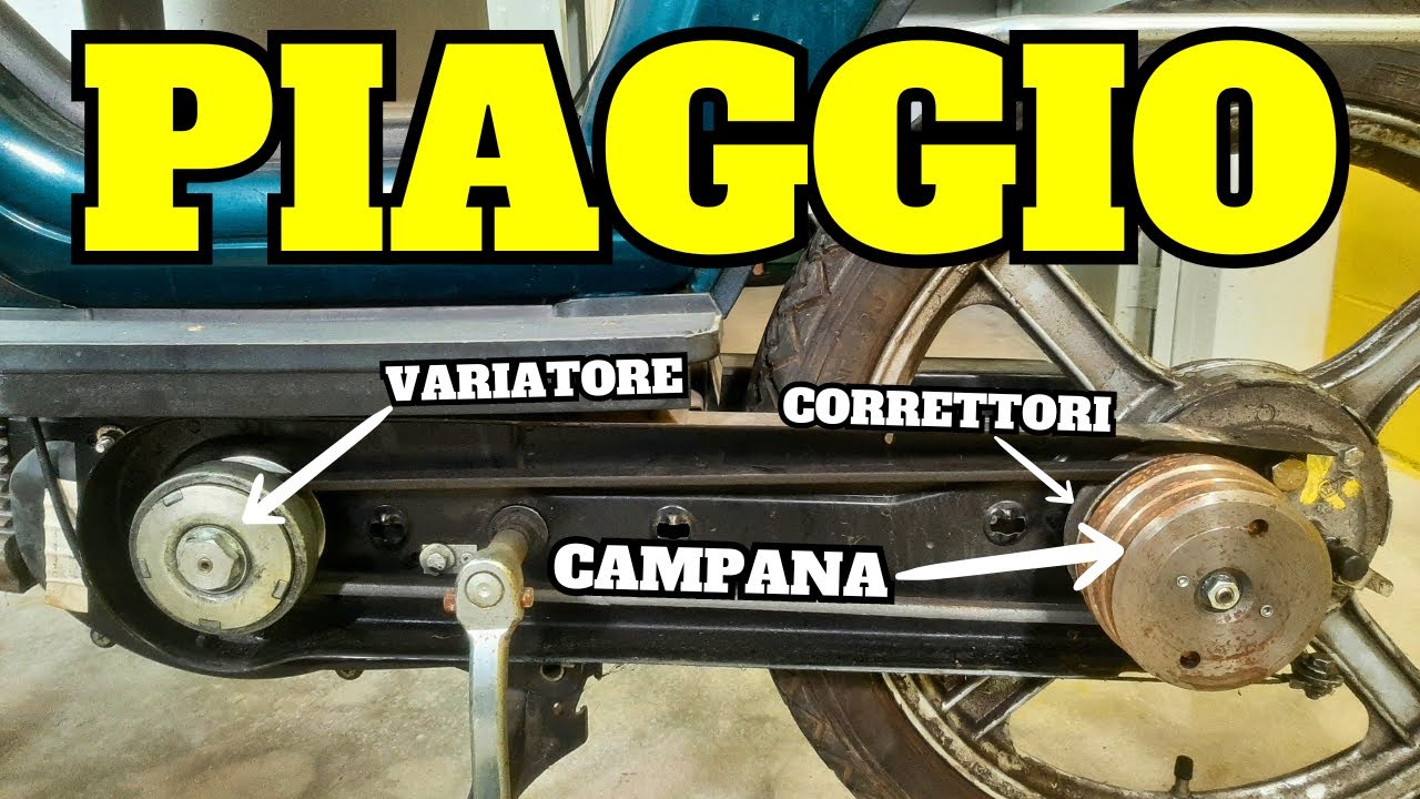PIAGGIO SI DA PULEGGIA A VARIATORE (ECCO COSA SERVE)