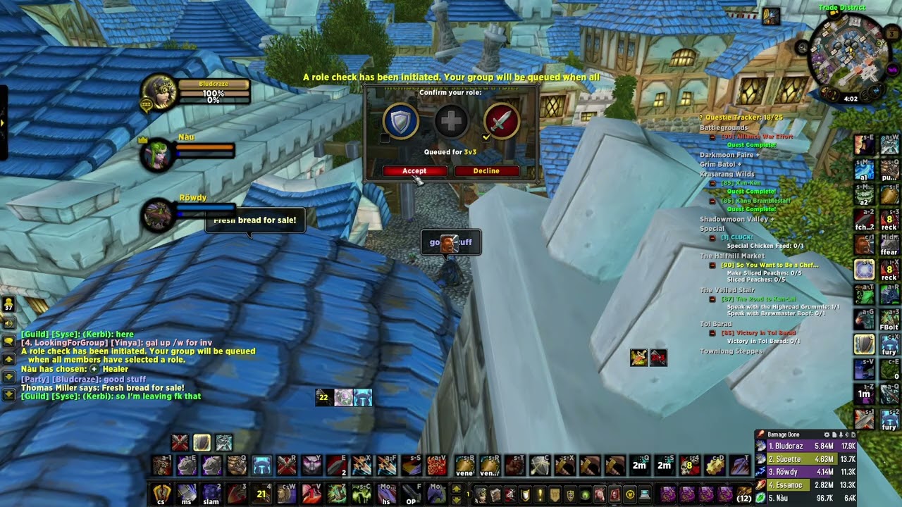 Arms Warrior Ele Shaman Resto Druid 3v3 MOP Arena