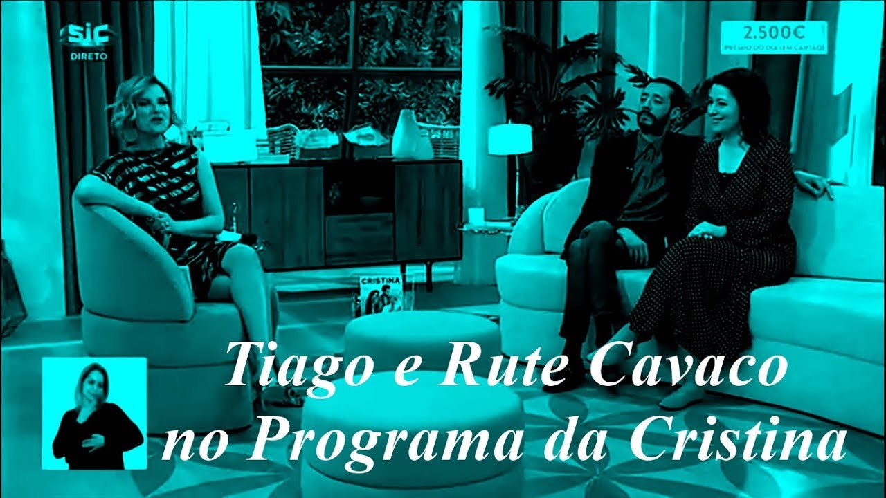 Tiago e Rute Cavaco no Programa da Cristina | Tiago Cavaco