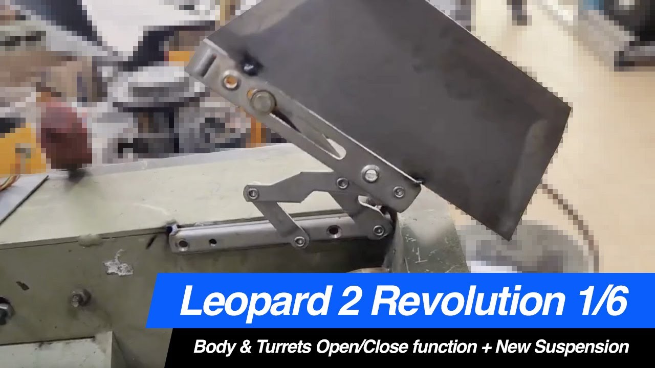 Leopard 2 Revolution 1/6 (Part 7) Function + New Suspension