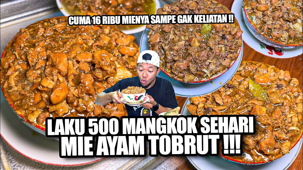 MIE AYAM TOBRUUTT CUMA 16 RIBU TOPINGNYE SAMPE LUBERRR !!!!