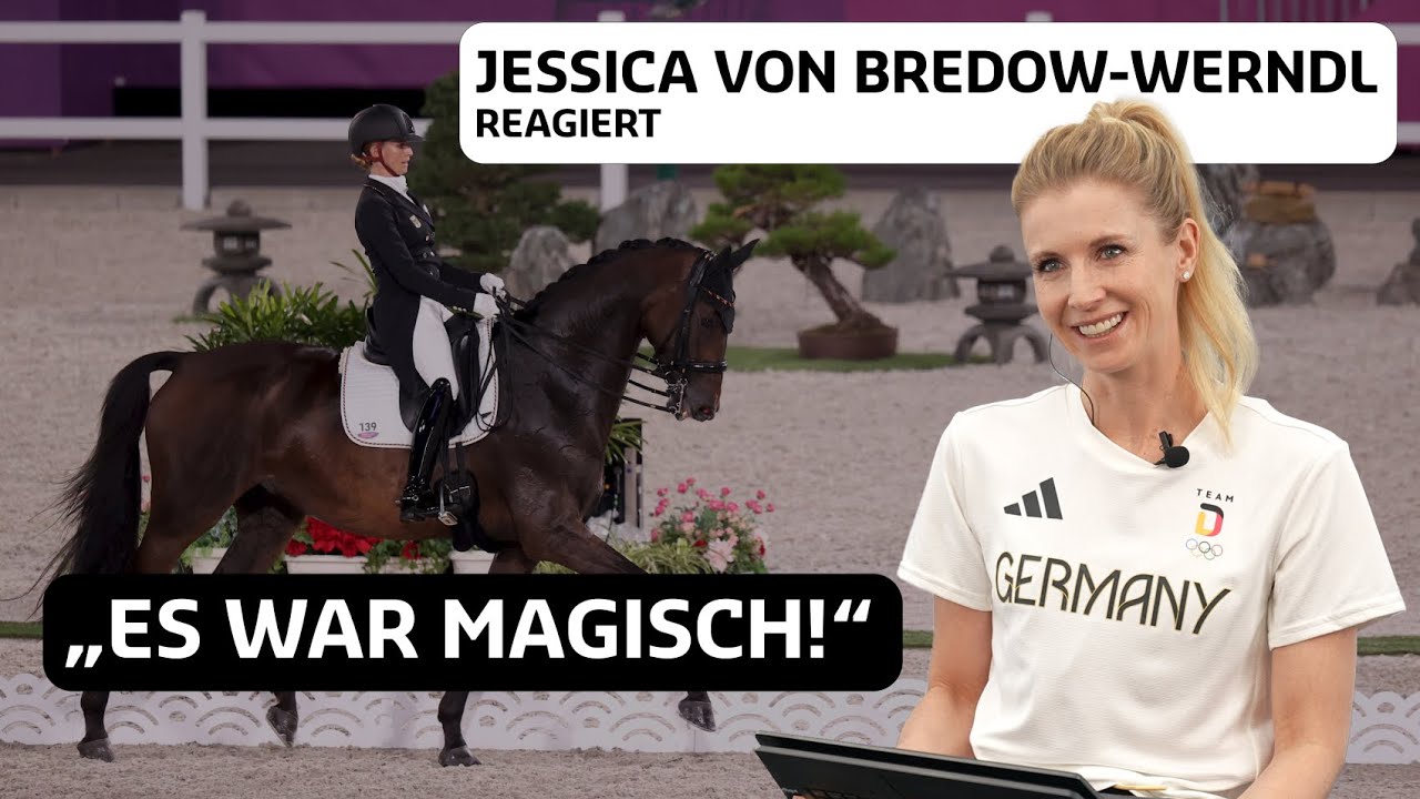Jessica von Bredow-Werndl reagiert auf Olympia-Gold mit Dalera // Momente für die Ewigkeit: Reiten