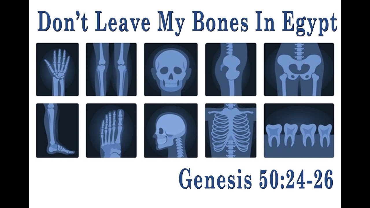 Don't Leave My Bones in Egypt