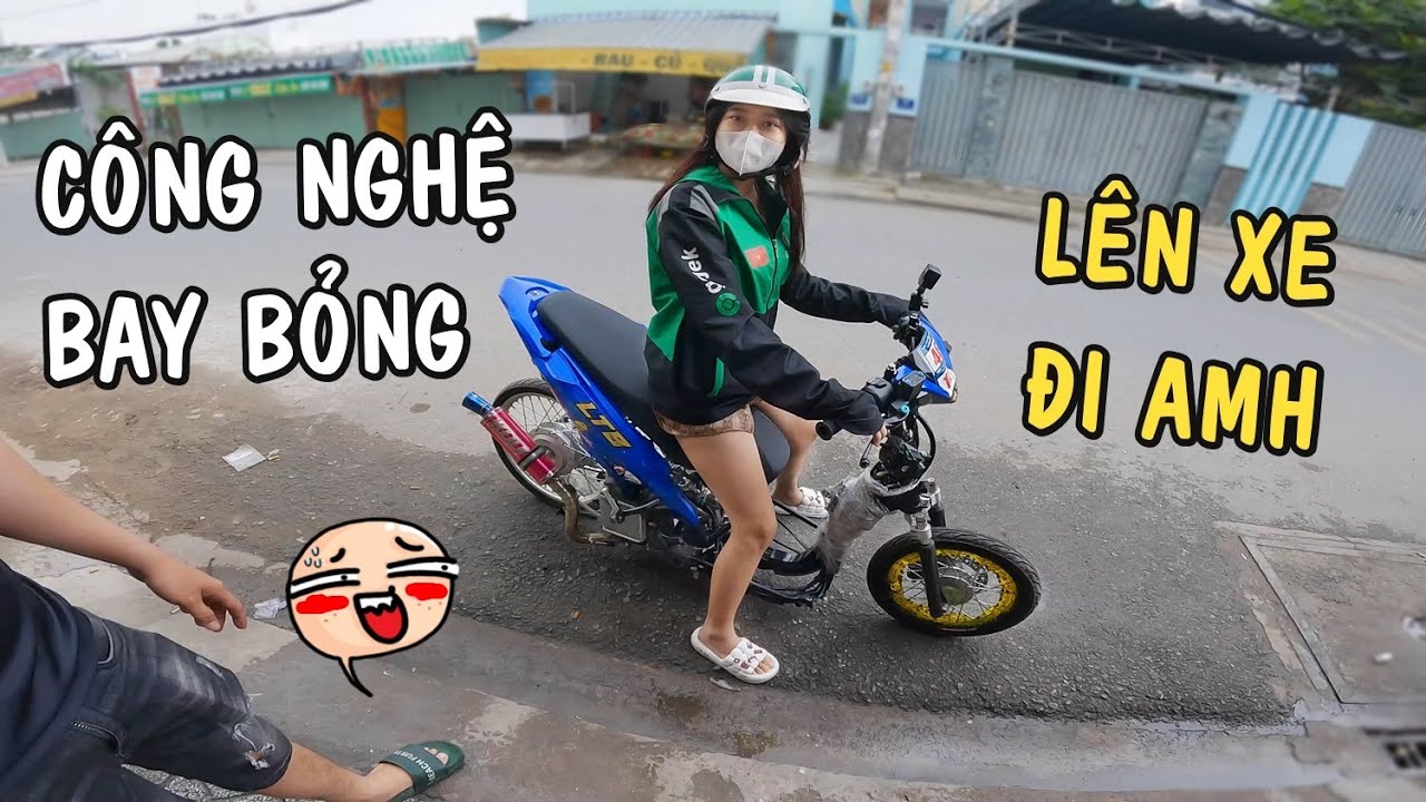 Bắt nhằm Gái Xinh chạy Xe Ôm Công Nghệ Bay Bỏng Vario Nồi Gió Pô hệ chạy sân