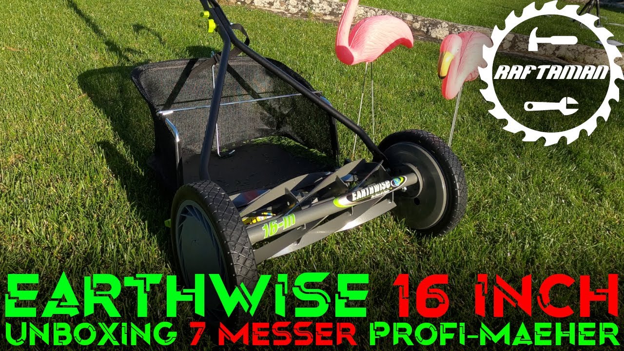 7 MESSER🔪 Spindelm&auml;her | Earthwise | Unboxing | Vorstellung | Show Case