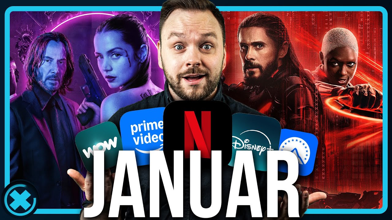 Die wichtigsten Filmstarts im Januar bei Netflix, Prime Video, WOW, Disney+ & Paramount | FilmFlash