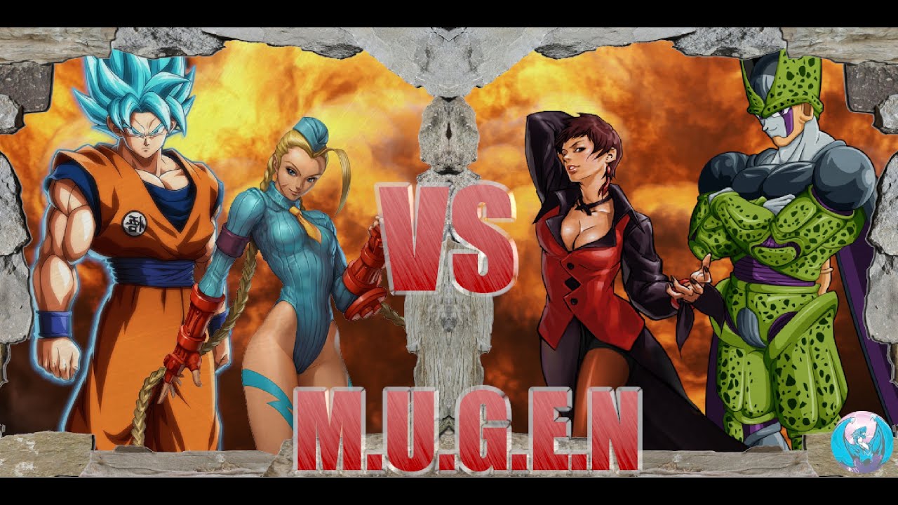 Cammy & SSGSS Goku VS Vice & Perfect Cell: Divine Speed & Biological Perfection | MUGEN request!