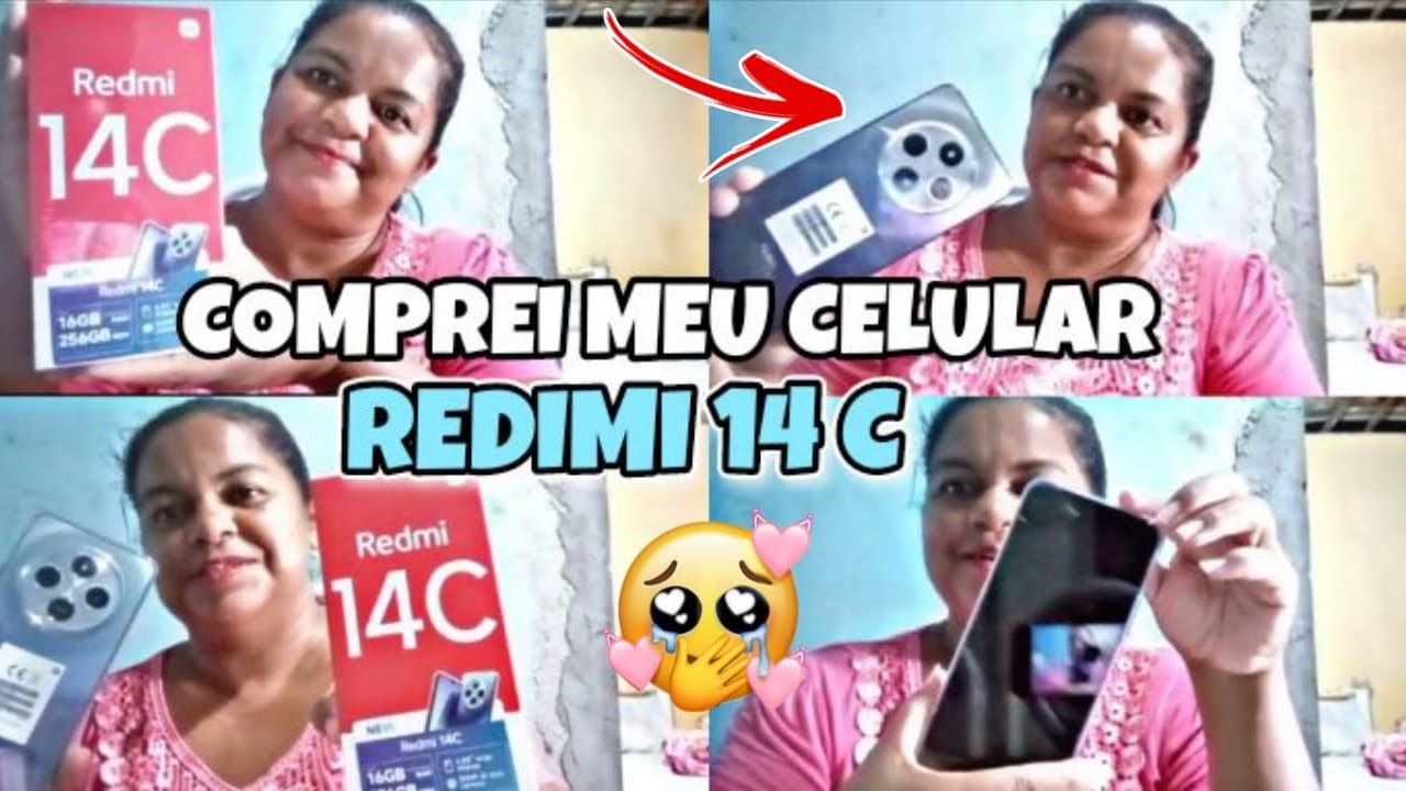Comprei Meu Celular Redimi 14C / Nova Conquista pro Canal ✨